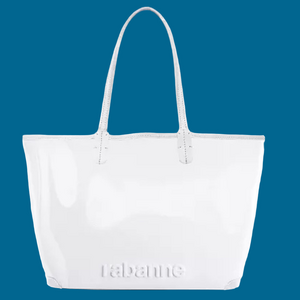 Paco Rabanne Fragrance White Tote Bag New Authentic